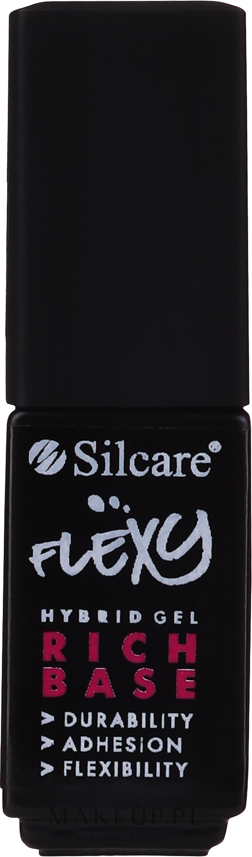 Baza do lakierów hybrydowych - Silcare Flexy Rich Base Keratin + Vitamins — Zdjęcie 4.5 g