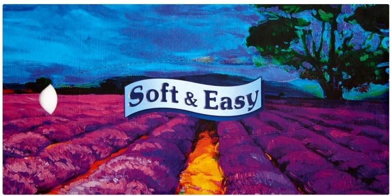 Chusteczki higieniczne - Soft & Easy Tissue Flower Meadow — Zdjęcie N1