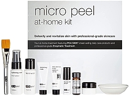 Zestaw, 9 produktów - PCA Skin Micro Peel At-Home Kit — Zdjęcie N1