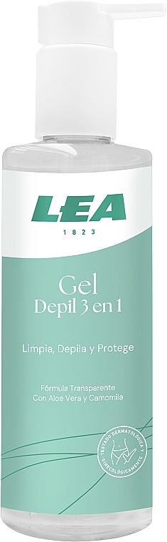 Żel do golenia ciała i okolic intymnych 3 w 1 - Lea Gel For Body & Intimate Shaving — Zdjęcie N1