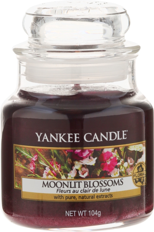 Świeca zapachowa w słoiku - Yankee Candle Moonlit Blossoms