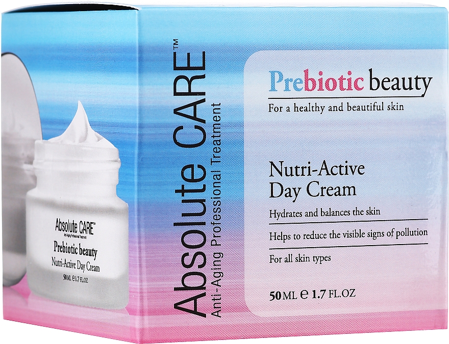 Nawilżający krem do twarzy na dzień - Absolute Care Prebiotic Beauty Nutri-Active Day Cream