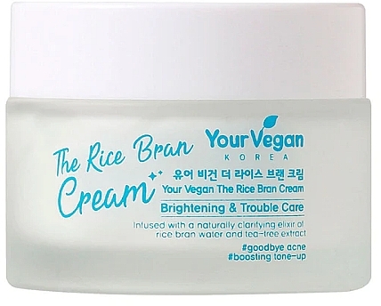 Krem do twarzy - Your Vegan The Rice Bran Cream — Zdjęcie N1