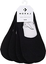 Bawełniane skarpetki damskie, 4 pary, czarne - Moraj — Zdjęcie N1