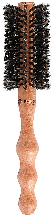 Okrągła szczotka do modelowania włosów, 55 mm - Philip B Round Hairbrush Medium 55 mm — Zdjęcie N1