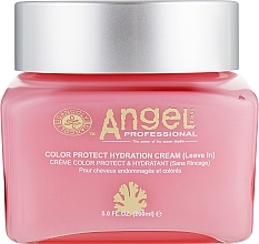 Nawilżający krem do włosów farbowanych - Angel Professional Paris Color Protect Cream — Zdjęcie N2