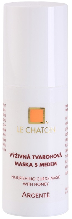 Odżywcza maska twarogowa z miodem - Le Chaton Argente Nourishing Curds Mask With Honey — Zdjęcie N1