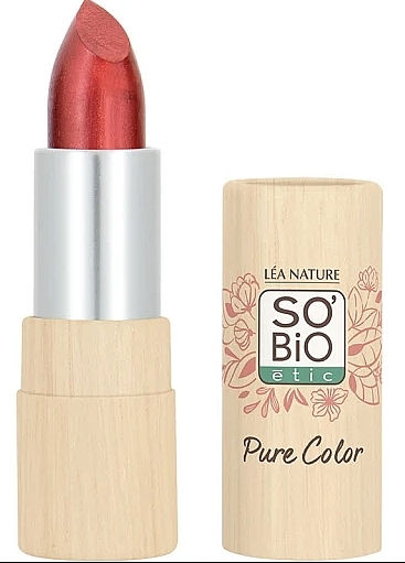 Odżywcza pomadka do ust - So'Bio Etic Pure Color Shimmery Lipstick — Zdjęcie N1