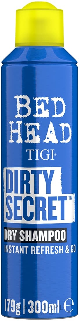 Suchy szampon do włosów - Tigi Bed Head Dirty Secret Dry Shampoo Instant Refresh & Go — Zdjęcie 300 ml