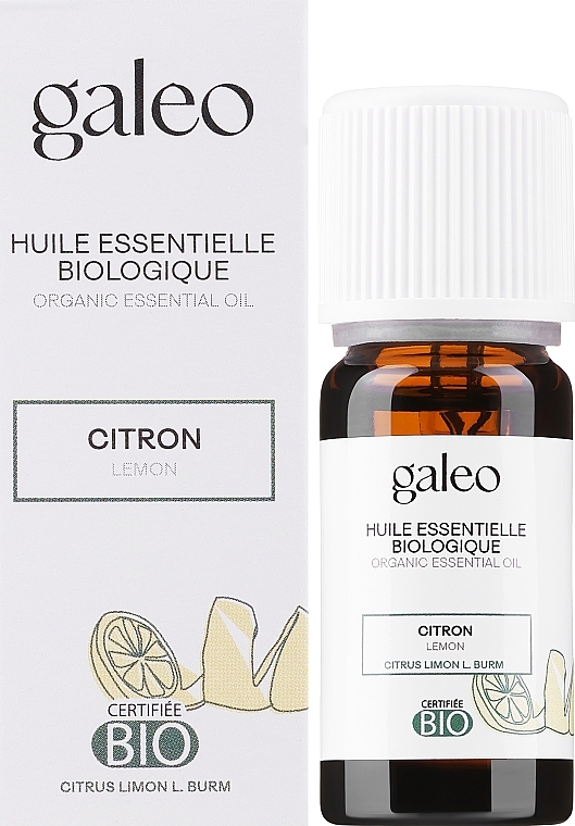 Organiczny olejek eteryczny Cytryna - Galeo Organic Essential Oil Lemon — Zdjęcie N2