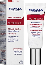 Przeciwstarzeniowy krem do twarzy i pod oczy - Mavala Nutri-Elixir Anti-AgeNutrition Ultimate Cream — Zdjęcie N2