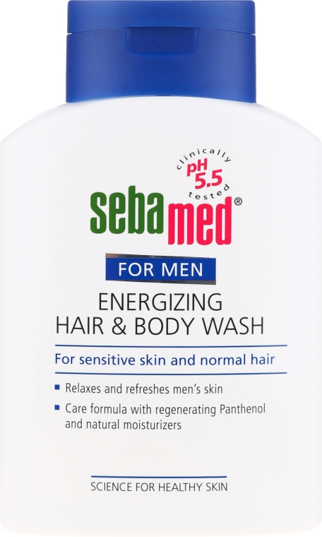 Energetyzujący żel do mycia ciała i włosów dla mężczyzn - Sebamed For Men Energizing Hair & Body Wash — Zdjęcie N2