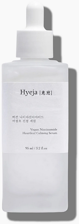 Łagodzące serum do twarzy z niacynamidem - Hyeja Vegan Niacinamide Heartleaf Calming Serum — Zdjęcie N1