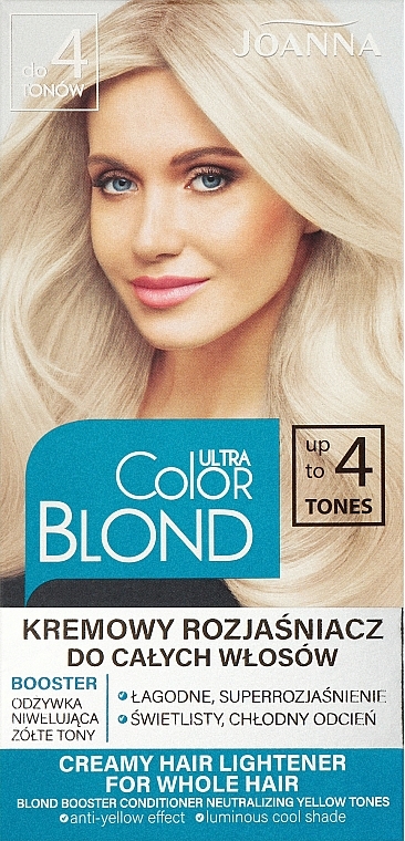 Rozjaśniacz do włosów - Joanna Ultra Color Blond 4 Tones — Zdjęcie N1