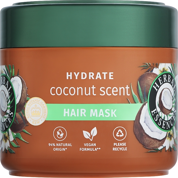 Nawilżająca maska do włosów Kokos - Herbal Essences Hydrate Coconut Scent Hair Mask — Zdjęcie N2