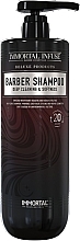 Kup Głęboko oczyszczający szampon do włosów dla mężczyzn - Immortal Infuse Barber Shampoo