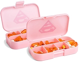 Organizer na witaminy - SmartShake Pill Box Organizer Supergirl — Zdjęcie N2
