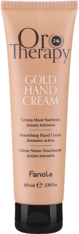 Krem do rąk - Fanola Oro Therapy Hand Cream Oro Puro