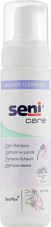 Szampon w piance bez wody - Seni Care Foam Shampoo — Zdjęcie N1
