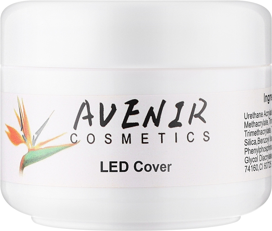 Jednofazowy żel przedłużający - Avenir Cosmetics LED Cover Gel — Zdjęcie N2