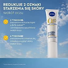 Ujędrniający, przeciwzmarszczkowy krem pod oczy - NIVEA Q10 Plus Anti-wrinkle Eye Care — Zdjęcie N3