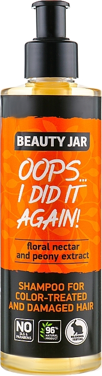 Szampon do włosów farbowanych Oops…I did it again! - Beauty Jar Shampoo For Colour-Treated And Damaged Hair — Zdjęcie N1
