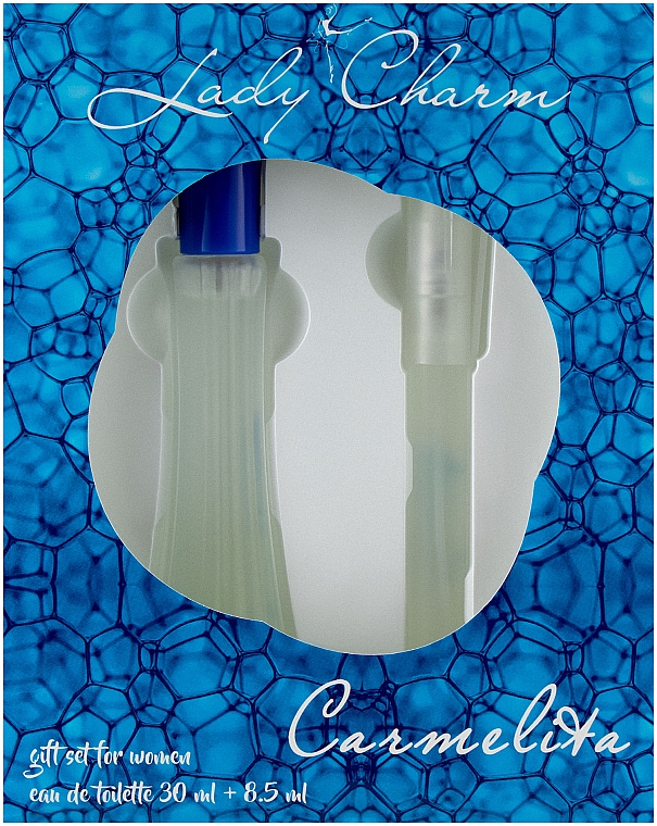 Aroma Parfume Lady Charm Carmelita - Zestaw (edt 30 ml + edt/mini 8,5 ml) — Zdjęcie N1