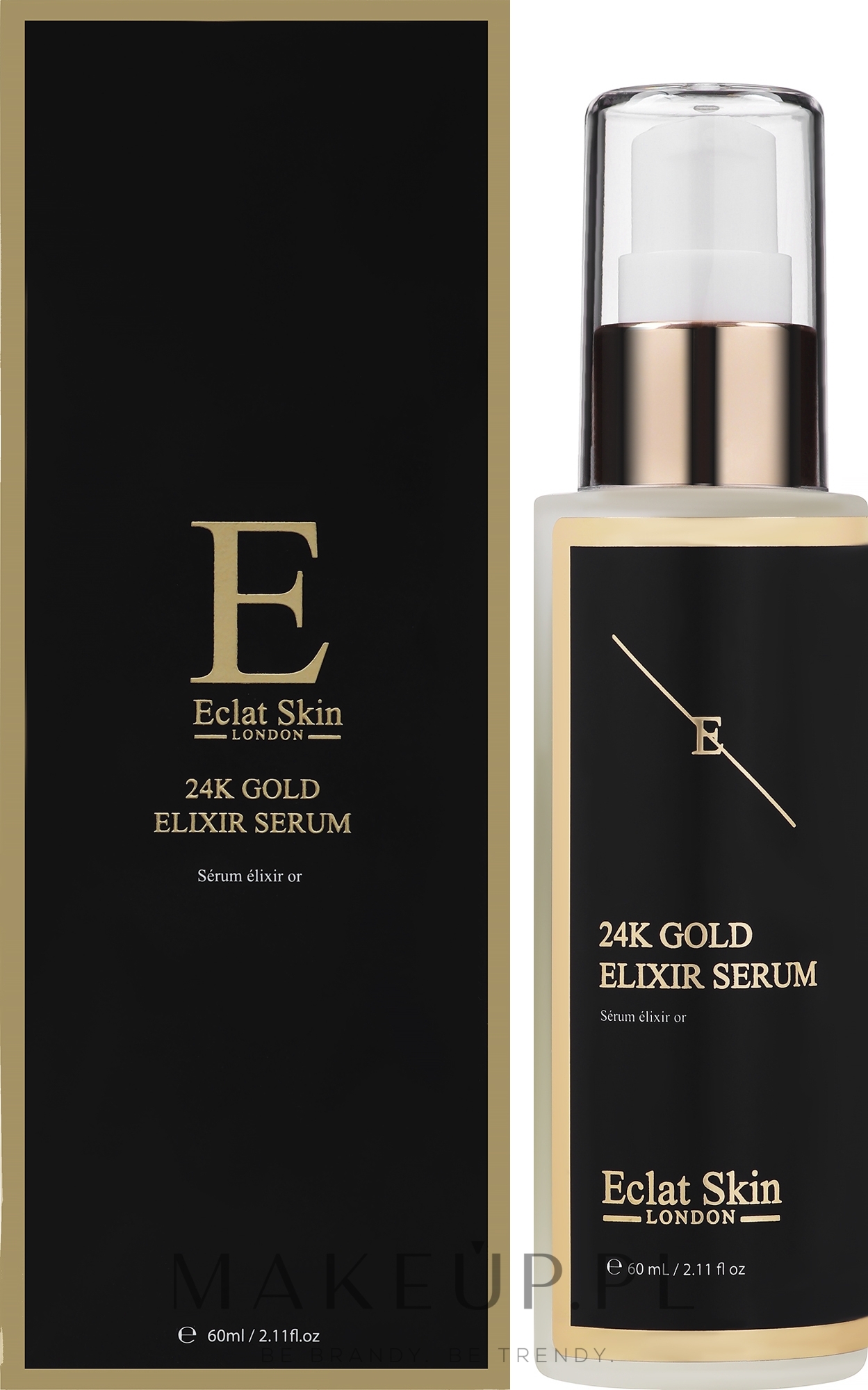 Przeciwzmarszczkowe serum do twarzy dla cery dojrzałej - Eclat Skin London 24k Gold Elixir Serum — Zdjęcie 60 ml