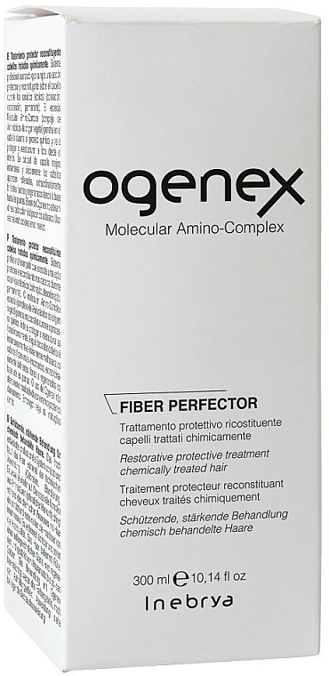Kuracja chroniąca i odbudowująca do włosów podczas zabiegów chemicznych - Inebrya Ogenex Fiber Perfector — Zdjęcie N3