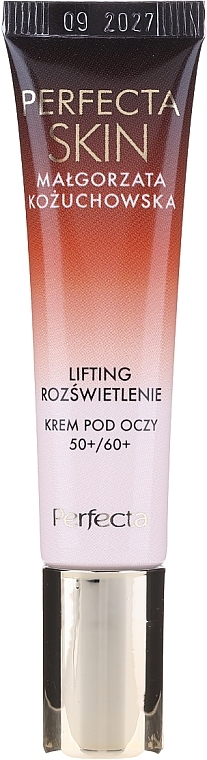 Liftingujący krem rozjaśniający pod oczy 50+ - Perfecta Skin — Zdjęcie N1