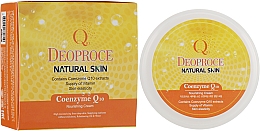 Kup Regenerujący krem ​​przeciwstarzeniowy do twarzy z koenzymami, kwasem hialuronowym i witaminą E - Deoproce Natural Skin Coenzyme Q10 Nourishing Cream