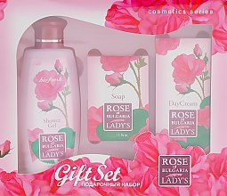 Zestaw - BioFresh Rose of Bulgaria Gift Set (sh/gel/100ml + soap/50g + f/cr/30ml) — Zdjęcie N1
