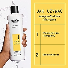 Szampon do pielęgnacji skóry głowy i cienkich włosów - Nioxin Pro Clinical System 1 Scalp + Hair Thickening Shampoo — Zdjęcie N5