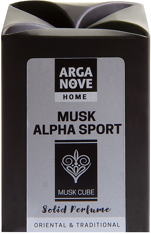 Kostka zapachowa do domu - Arganove Solid Perfume Cube Musk Alpha Sport — Zdjęcie N1