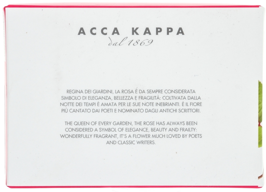 Mydło toaletowe - Acca Kappa Rose Soap Collection — Zdjęcie N3