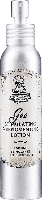 Stymulujący balsam depigmentujący przeciw siwieniu włosów i brody - The Inglorious Mariner Goa Stimulating and Repigmenting Lotion — Zdjęcie N1