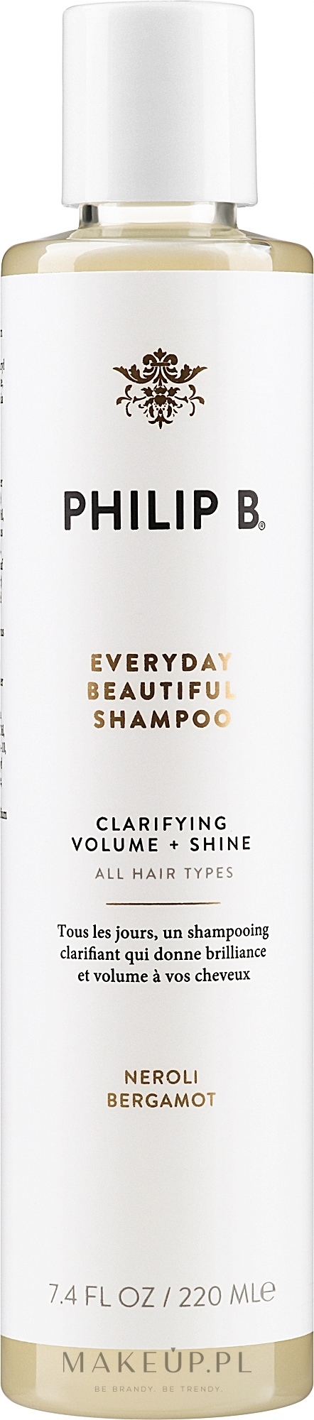 Szampon do codziennej pielęgnacji włosów - Philip B Everyday Beautiful Shampoo  — Zdjęcie 220 ml