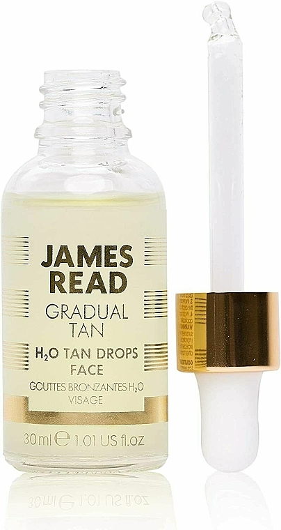 Opalające krople do twarzy - James Read Gradual Tan H2O Tan Drops Face — Zdjęcie N1