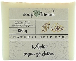 Glicerynowe mydło do rąk i ciała Argan ze złotem - Soap&Friends — Zdjęcie N1