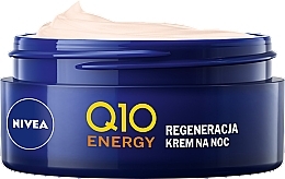 Przeciwzmarszczkowy krem na noc - NIVEA Q10 Energy Recharging Night Cream — Zdjęcie N2