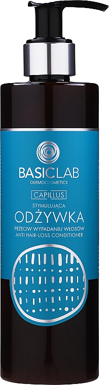 Stymulująca odżywka na wypadanie włosów - BasicLab Dermocosmetics Capillus — Zdjęcie N1
