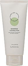 Oczyszczająca pianka Kremowe latte Zielona herbata - Missha Creamy Latte Green Tea Cleansing Foam — Zdjęcie N1