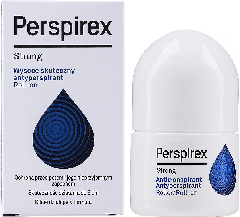 Antyperspirant chroniący przed intensywnym poceniem - Perspirex Deodorant Roll-on Strong — Zdjęcie N2
