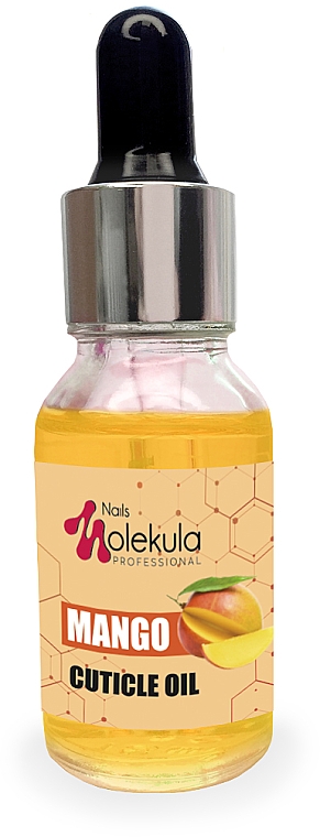 Olej do pielęgnacji skórek Mango - Nails Molekula Professional Cuticle Oil Mango — Zdjęcie N1