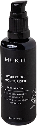 Nawilżający krem ​​do skóry suchej i normalnej - Mukti Organics Hydrating Moisturiser Cream — Zdjęcie N1