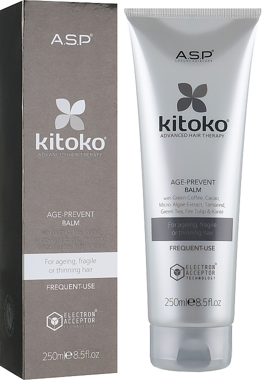 Balsam do włosów, Przeciwstarzeniowy - Affinage Salon Professional Kitoko Age Prevent Balm — Zdjęcie N1