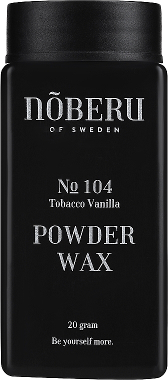 Puder do stylizacji włosów - Noberu Of Sweden No 104 Tobacco Vanilla Powder Wax — Zdjęcie N1