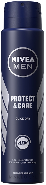 Dezodorant w sprayu dla mężczyzn - NIVEA MEN Protect And Care Antiperspirant Spray  — Zdjęcie 250 ml