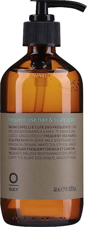 Codzienny szampon do włosów (z dozownikiem) - Oway Frequent Use Hair & Scalp Bath — Zdjęcie N1