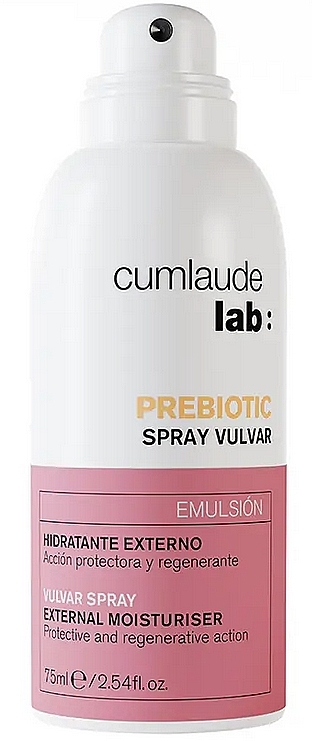 Ochronny i rewitalizujący spray do sromu - Cumlaude Lab Prebiotic Protective And Regenerative Vulvar Spray — Zdjęcie N1